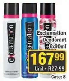 J&E Cash and Carry Exclamation Deodorant offer