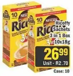 J&E Cash and Carry Nestle Ricoffy Sachets offer