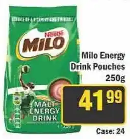 J&E Cash and Carry Nestle Milo Energy Drink Pouches offer