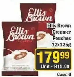 J&E Cash and Carry Ellis Brown Creamer Pouches offer