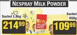 J&E Cash and Carry Nespray Milk Powder offer