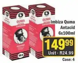 J&E Cash and Carry Imbiza Quma Antacid offer