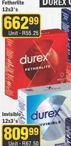 J&E Cash and Carry Durex Fetherlite offer