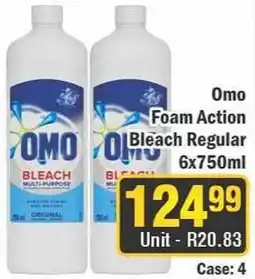 J&E Cash and Carry Omo Foam Action Bleach Regular offer