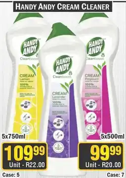 J&E Cash and Carry HANDY ANDY CREAM CLEANER offer