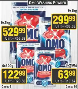 J&E Cash and Carry OMO WASHING POWDER offer
