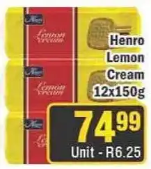 J&E Cash and Carry Henro Lemon Cream offer
