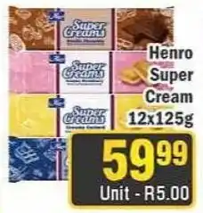 J&E Cash and Carry Henro Super Cream offer