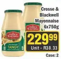 J&E Cash and Carry Crosse & Blackwell Mayonnaise offer