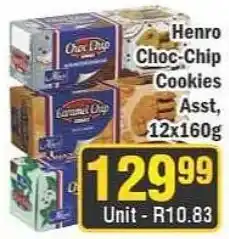 J&E Cash and Carry Henro Choc-Chip Cookies Assorted offer