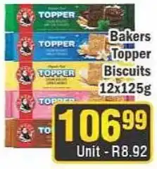 J&E Cash and Carry Bakers Topper Biscuits offer