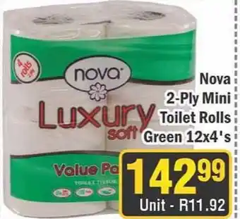 J&E Cash and Carry Nova Luxury Soft Toilet Rolls offer