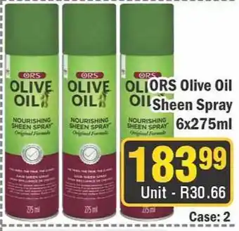 J&E Cash and Carry ORS Olive Oil Sheen Spray offer