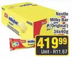 J&E Cash and Carry Nestle Milky Bar (Original) offer