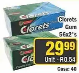 J&E Cash and Carry Clorets Gum offer