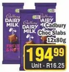 J&E Cash and Carry Cadbury Dairy Milk Choc Slabs offer