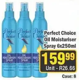 J&E Cash and Carry Perfect Choice Oil Moisturiser Spray offer