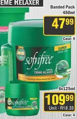 J&E Cash and Carry sofnfree Creme Relaxer offer