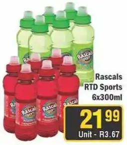 J&E Cash and Carry Rascals RTD Sports offer