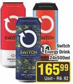 J&E Cash and Carry Switch Energy Drink offer