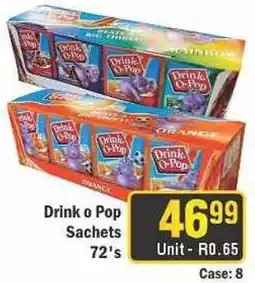 J&E Cash and Carry Drink o Pop Sachets offer
