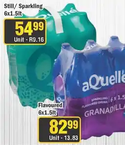 J&E Cash and Carry aQuelle Sparkling offer