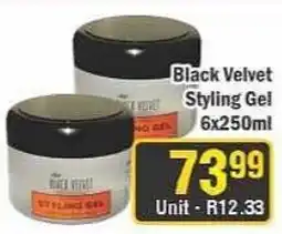 J&E Cash and Carry Black Velvet Styling Gel offer