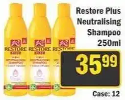 J&E Cash and Carry Restore Plus Neutralising Shampoo offer