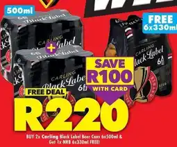 Shoprite Liquor Carling - beer cans offer