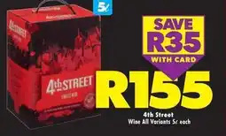 Shoprite Liquor 4th street - wine all variants offer