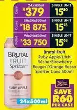 Shoprite Liquor Apple - ruby spritzer cans offer