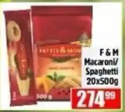 Devland Cash And Carry F & M Macaroni/Spaghetti offer