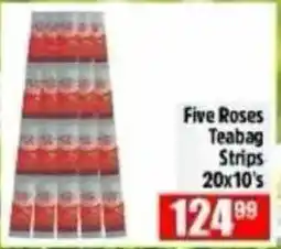 Devland Cash And Carry Five Roses Teabag Strips offer