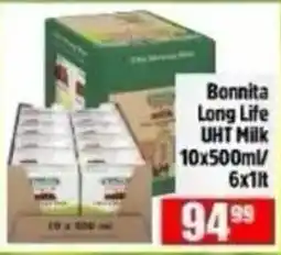 Devland Cash And Carry Bonnita Long Life UHT Milk offer
