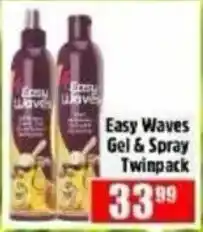 Devland Cash And Carry Easy Waves Gel & Spray Twinpack offer