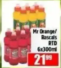 Devland Cash And Carry Mr Orange/ Rascals RTD offer