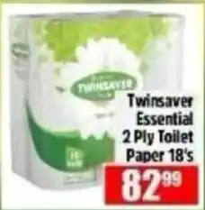 Devland Cash And Carry Twinsaver Essential 2 Ply Toilet Paper offer