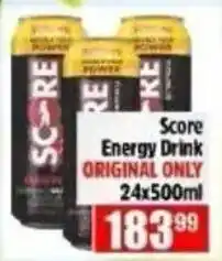 Devland Cash And Carry Score Energy Drink ORIGINAL ONLY offer