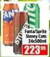 Devland Cash And Carry Fanta/Sprite Stoney Cans offer