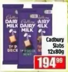 Devland Cash And Carry Cadbury Dairy Milk Slabs offer