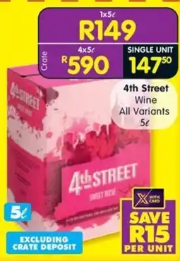 Shoprite Liquor 4th Street Wine offer