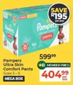 Baby City Pampers Ultra Skin Comfort Pants offer
