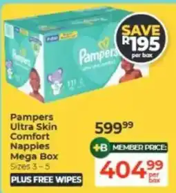 Baby City Pampers Ultra Skin Comfort Nappies offer
