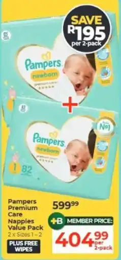 Baby City Pampers Premium Care Nappies offer