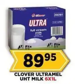 Goal Supermarket CLOVER ULTRAMEL UHT MILK offer