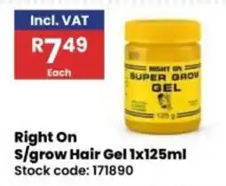 Africa Cash and Carry Right On S/grow Hair Gel offer