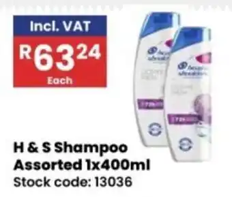 Africa Cash and Carry H & S Shampoo Assorted offer