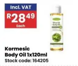 Africa Cash and Carry Kormesic Body Oil offer
