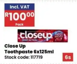 Africa Cash and Carry Close Up Toothpaste offer