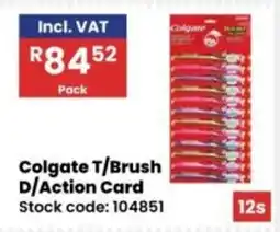 Africa Cash and Carry Colgate T/Brush D/Action Card offer